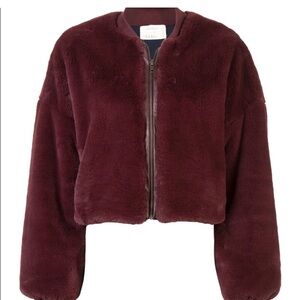 Nicole Miller faux fur jacket